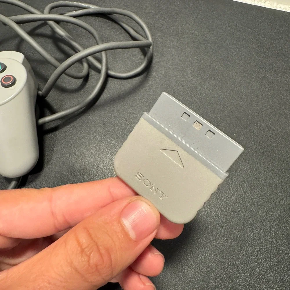 Original PS1 Controller Sony PlayStation Digital Gray Plastic SCPH-1080 Retro